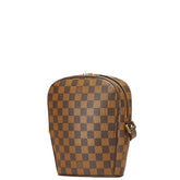 ルイ ヴィトン ダミエ イパネマPM 斜め掛け ショルダーバッグ N51294 ブラウン PVC レザー レディース LOUIS VUITTON 【中古】
